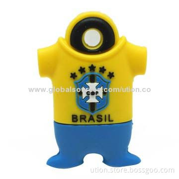 New Design Polo Shirt USB Flash Drive with 1 to 32GB Memory Capacity and 3D Design Free Logo